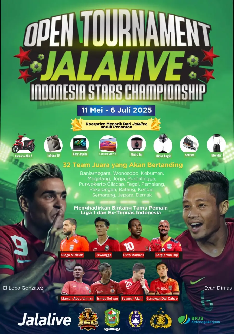 Jadwal ISC Jalalive 2025 - Pertemuan Klub Papan Atas Indonesia