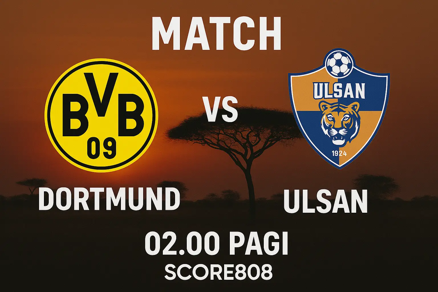 Score808 Tayang Live Dortmund vs Ulsan Dini Hari Ini - Saksikan Pertandingan Seru di Malam Ini!