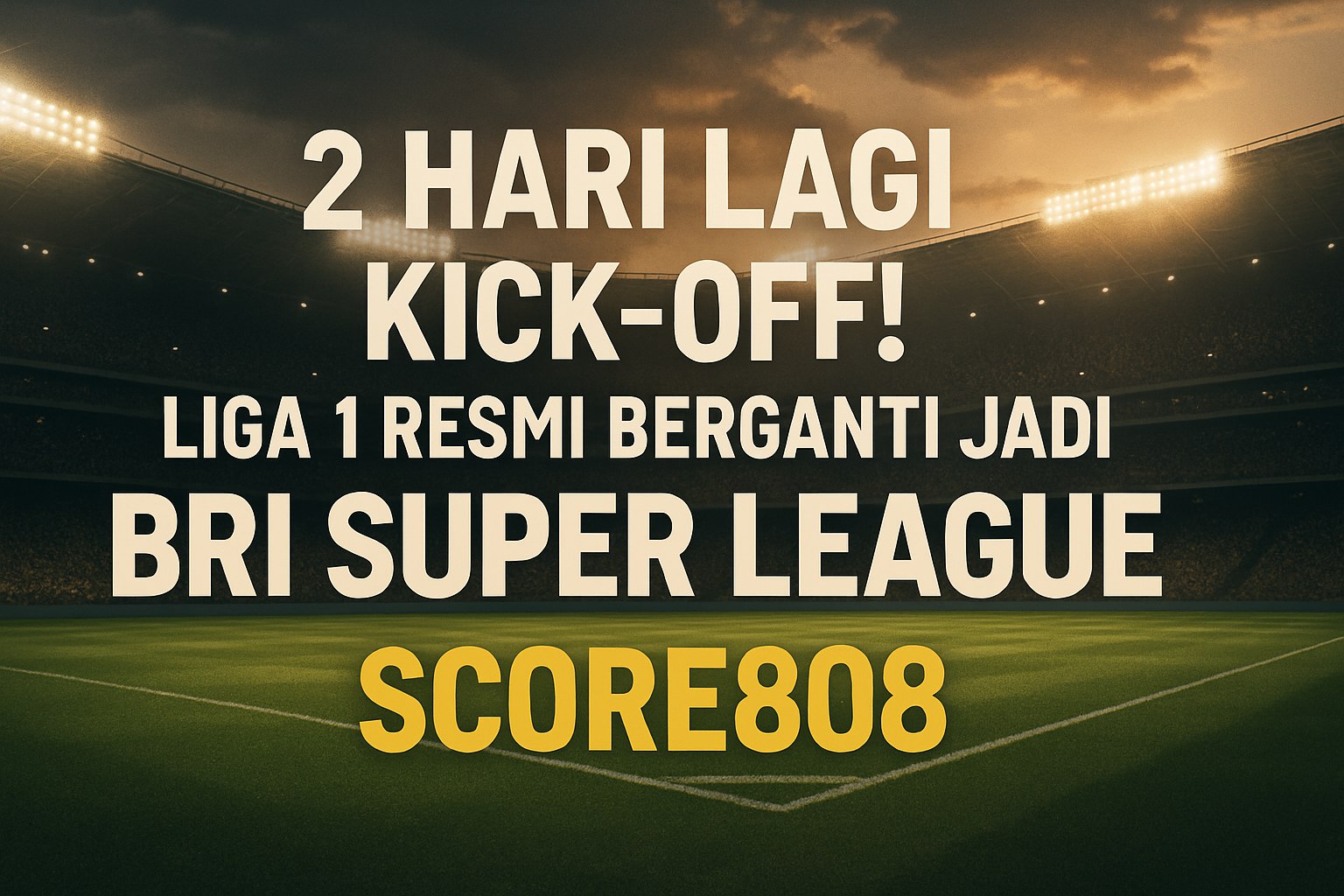 2 Hari Lagi Menuju BRI Super League: Jadwal Lengkap Tayang di Score808