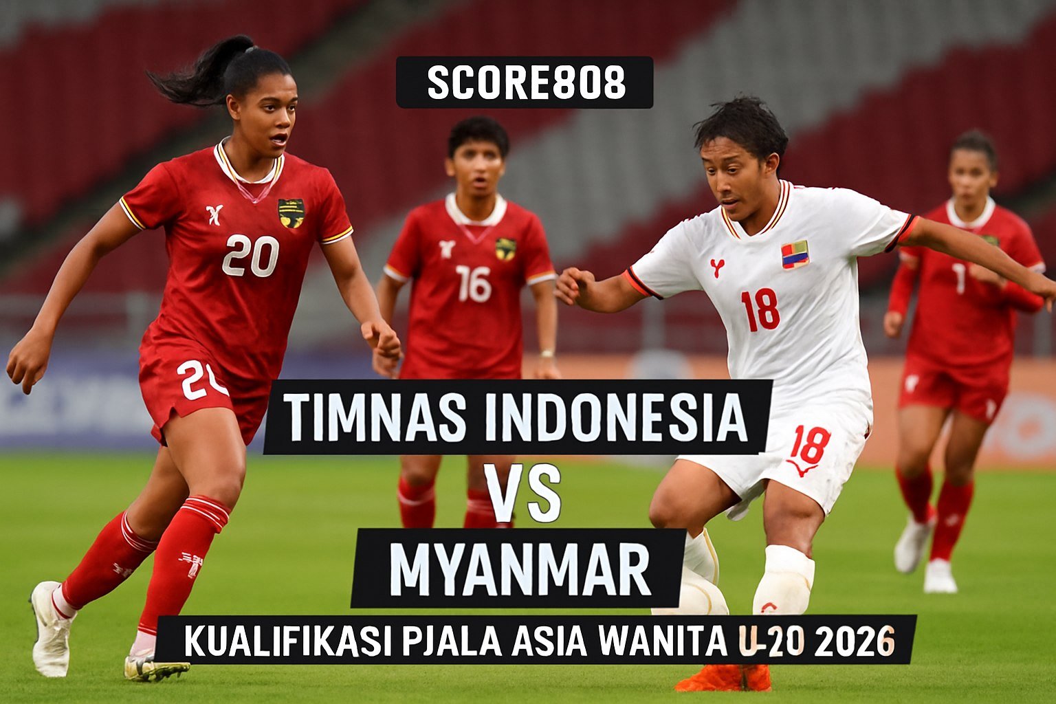 Dapatkan Semua Informasi Terkini di Score808 Tayang Live Indonesia vs Myanmar U-20 Wanita Hari Ini Pukul 16.30 WIB