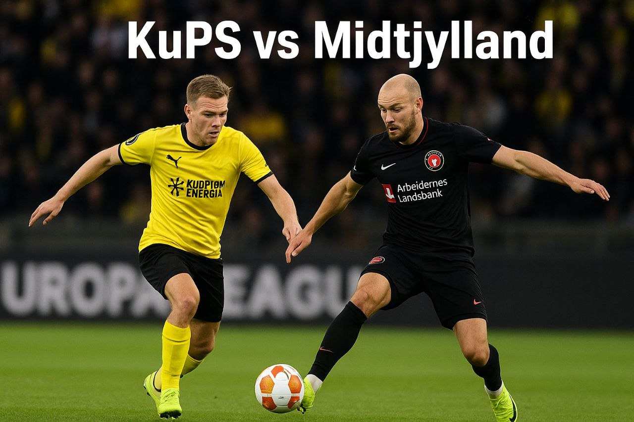 Malam ini KuPS vs Midtjylland di Liga Europa pukul 22.00 WIB dipantau Score808