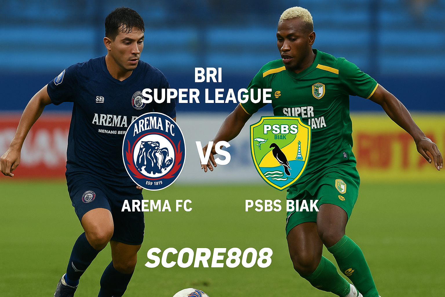 Pertandingan Arema FC vs PSBS Biak BRI Super League 15.30 WIB Score808 - Prediksi, Statistik dan Persiapan Tim