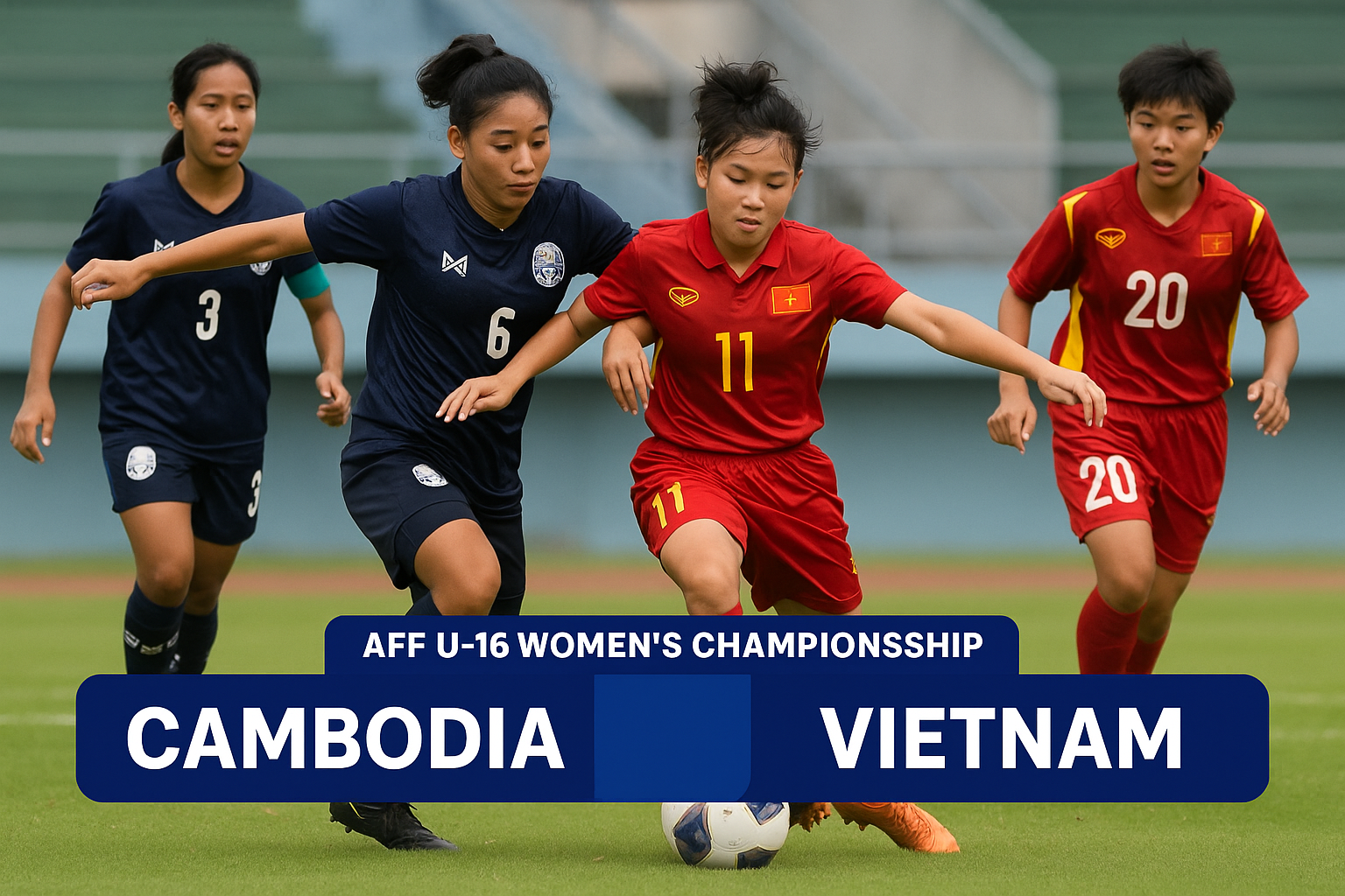 Pertandingan Kamboja vs Vietnam Piala AFF Putri U-16 Malam Ini Pukul 19.30 WIB di Score808 - Prediksi dan Analisis Terseru
