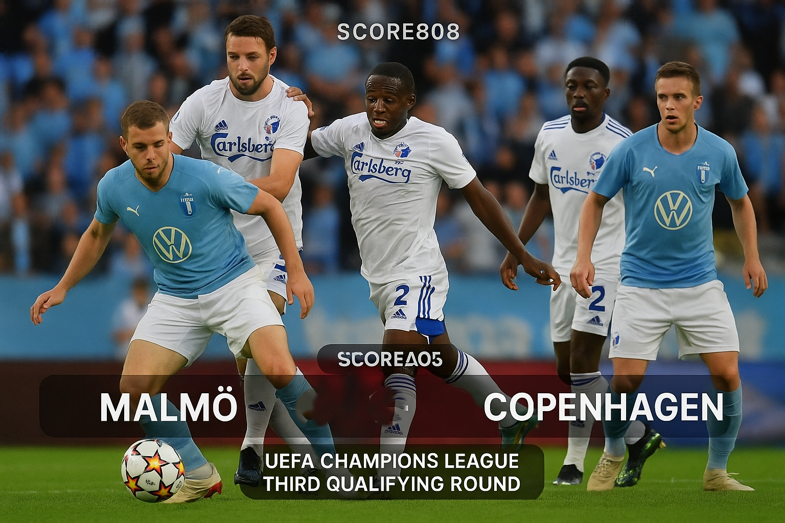 Saksikan Pertandingan Seru - Score808 Siarkan Malmo vs Copenhagen Langsung dari Babak Kualifikasi Liga Champions Jam 00.00 WIB
