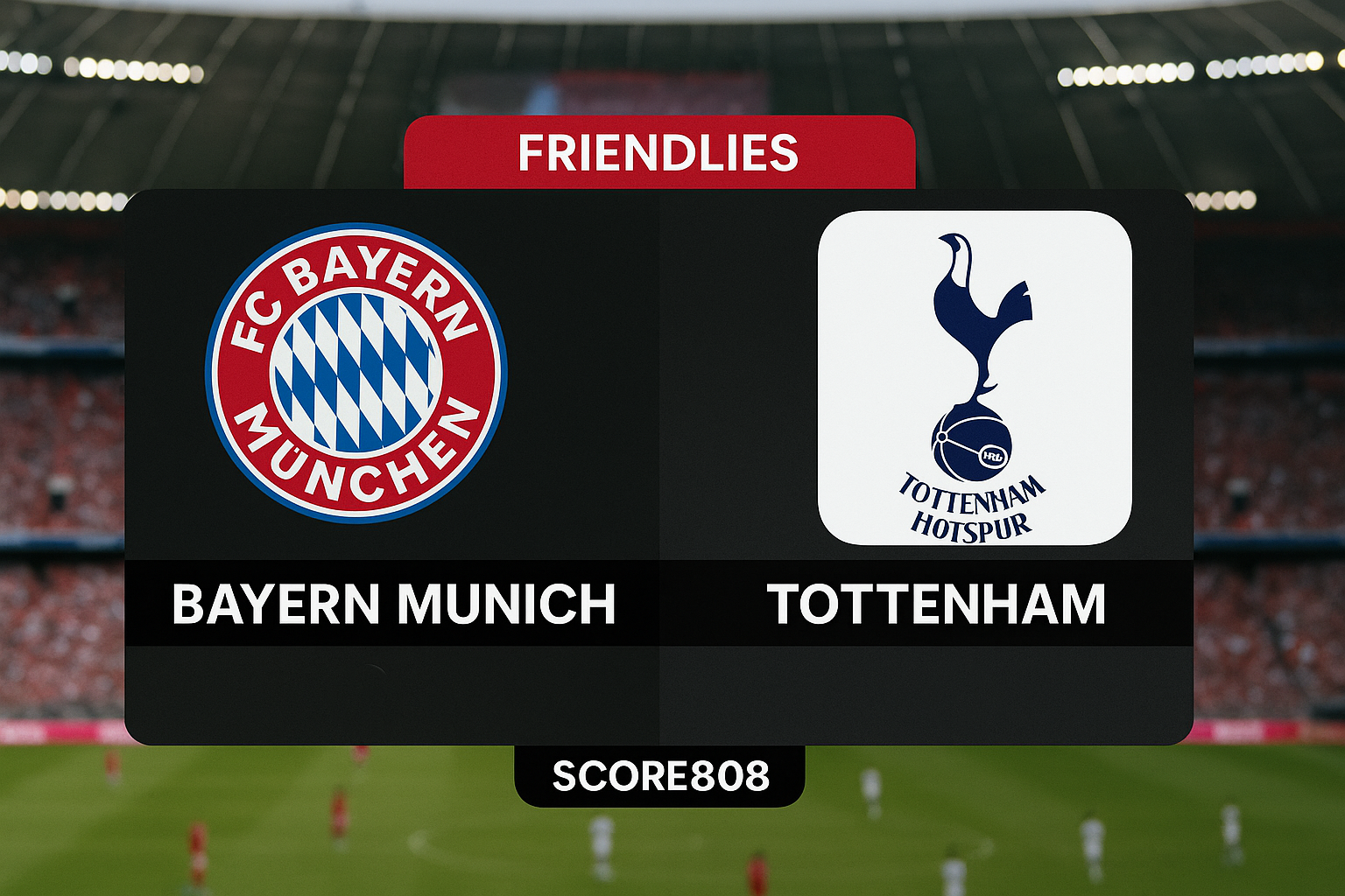 Score808 Hadirkan Laga Menarik Bayern vs Tottenham 4-0 - Pertarungan yang Tak Terlupakan