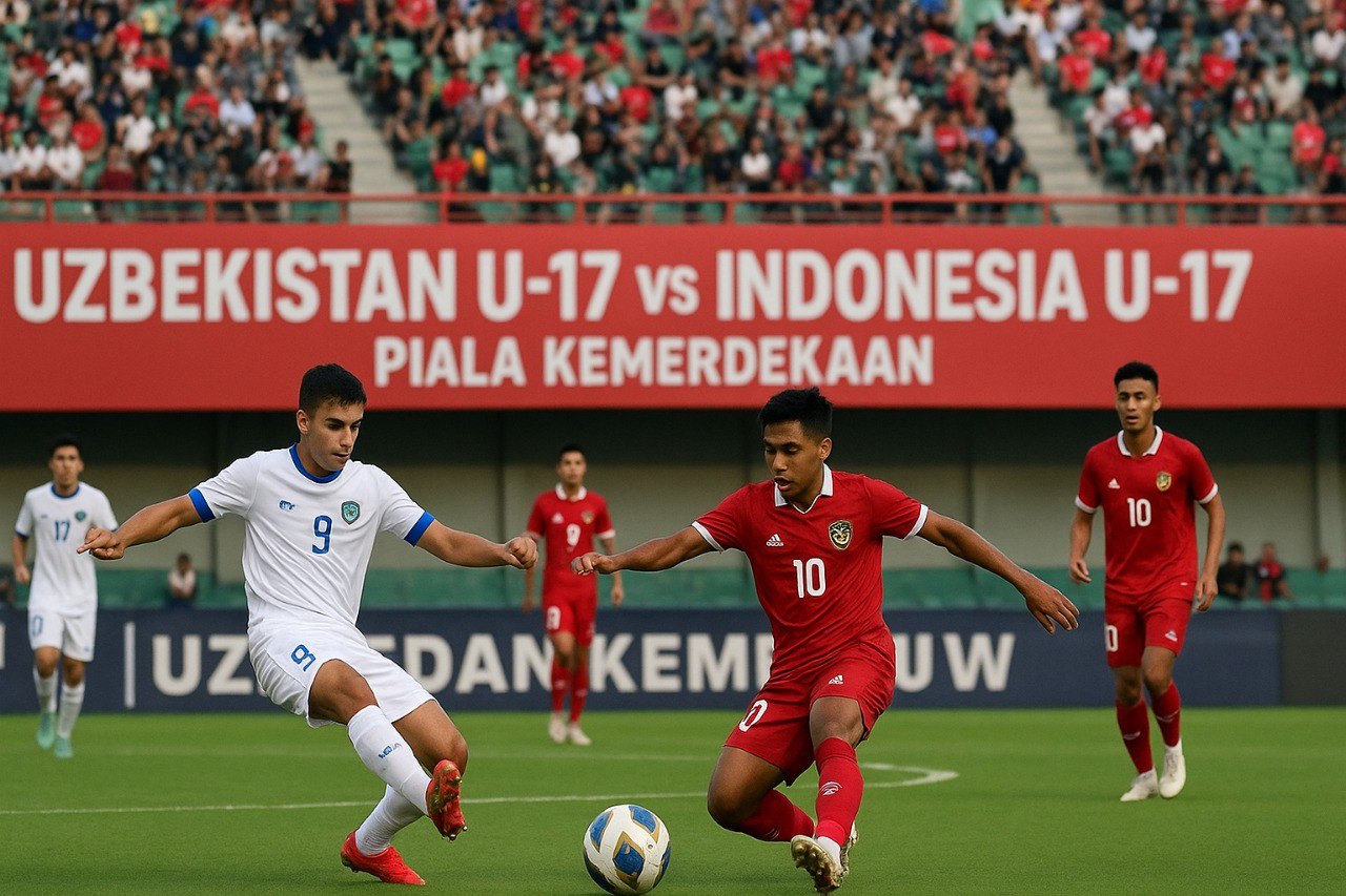 Score808 Hadirkan Link Streaming Uzbekistan U-17 vs Indonesia U-17 Piala Kemerdekaan 19.30 WIB - Saksikan Duel Seru Timnas Muda Indonesia