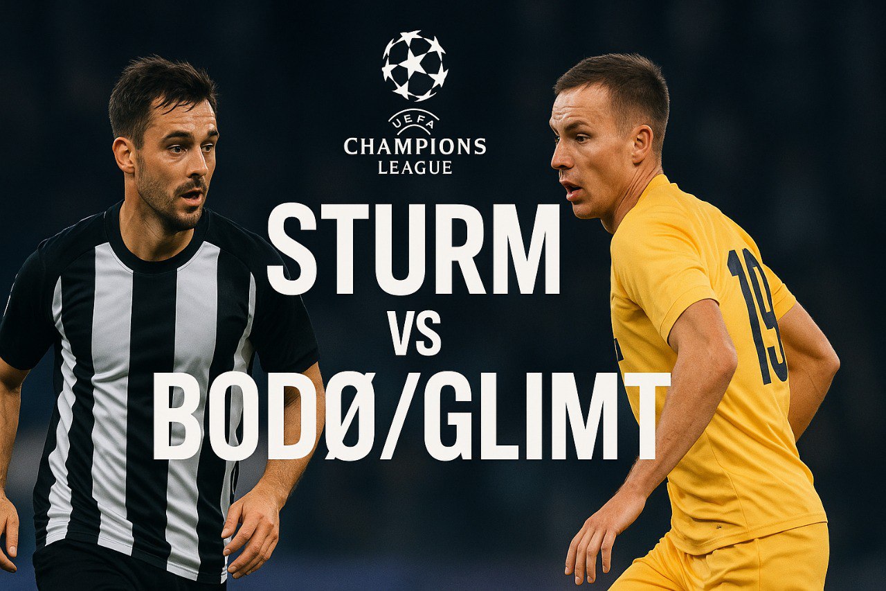 Score808 : Laga Sturm vs Bodø/Glimt Dini Hari Ini Liga Champions UEFA!
