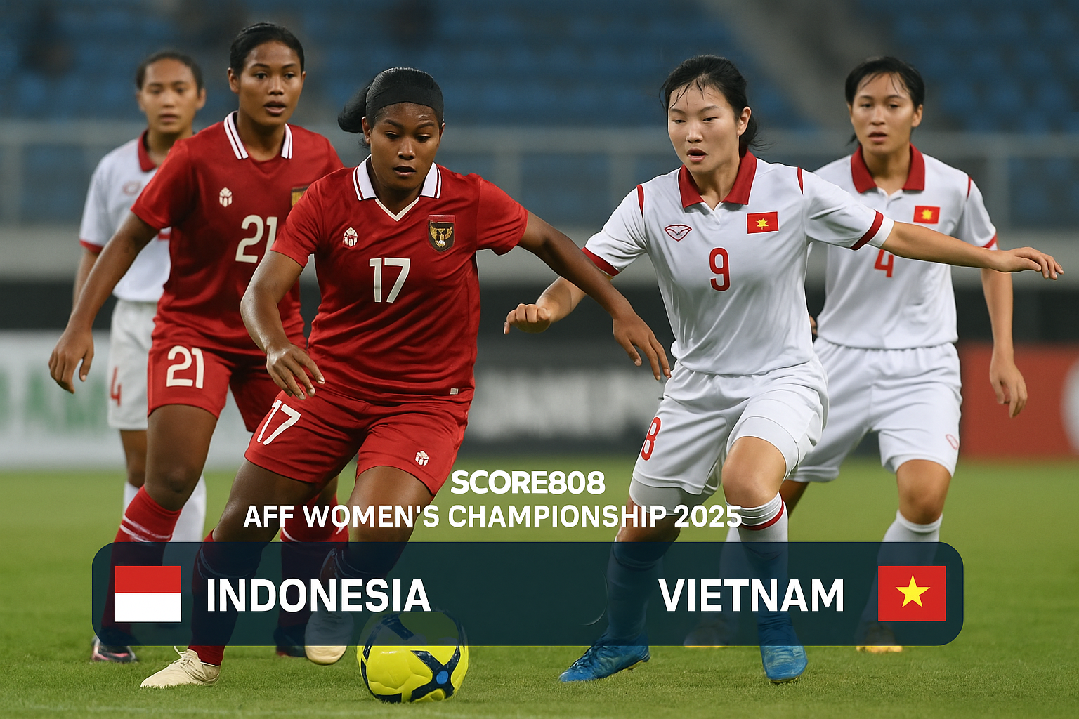 Score808 Tampilkan Laga Timnas Indonesia vs Vietnam ASEAN Womens Championship 2025 19.30 WIB - Pertarungan Seru di Piala ASEAN