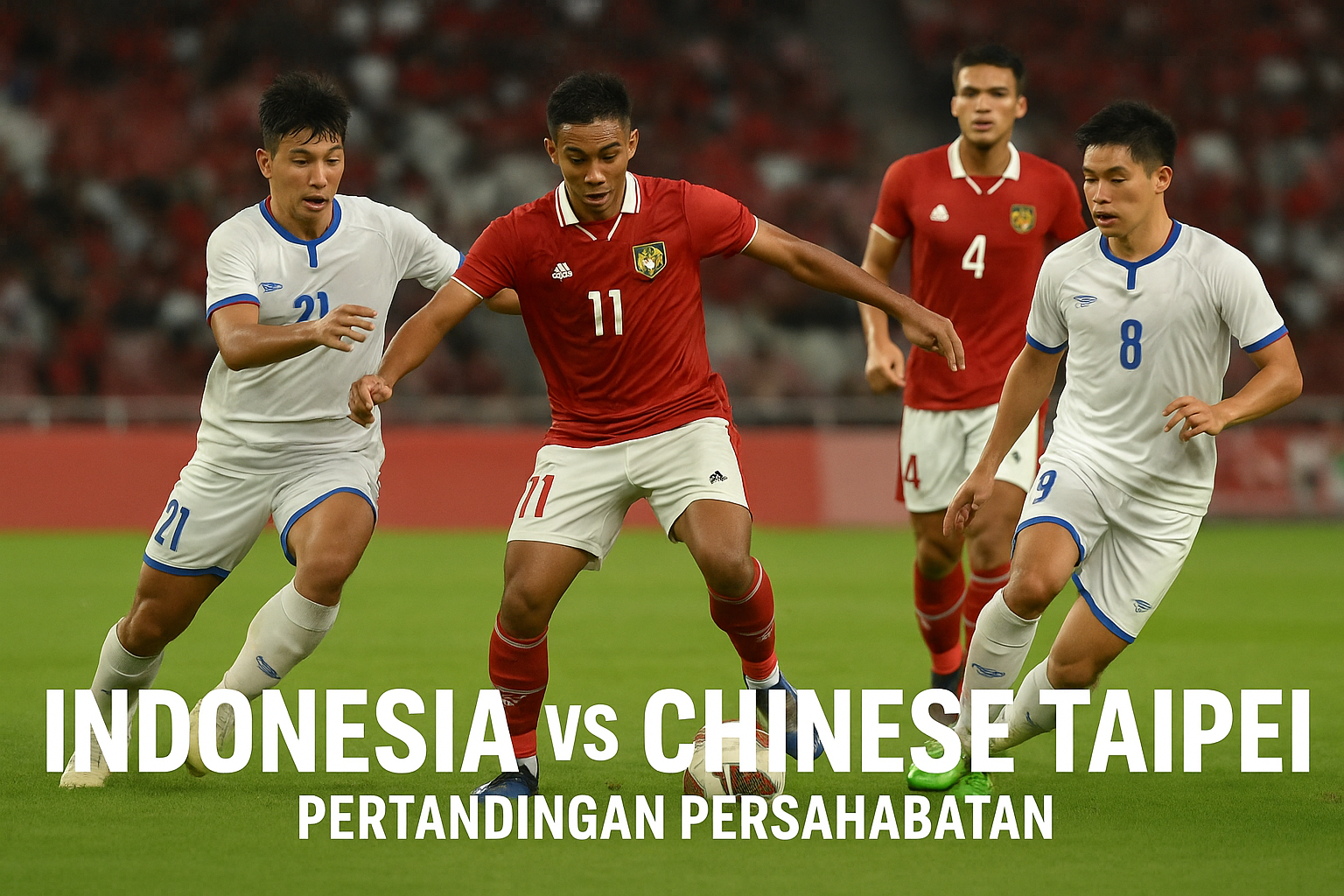 Link Streaming Score808 Indonesia vs Chinese Taipei Friendly Match Malam Ini - Tonton Disini!