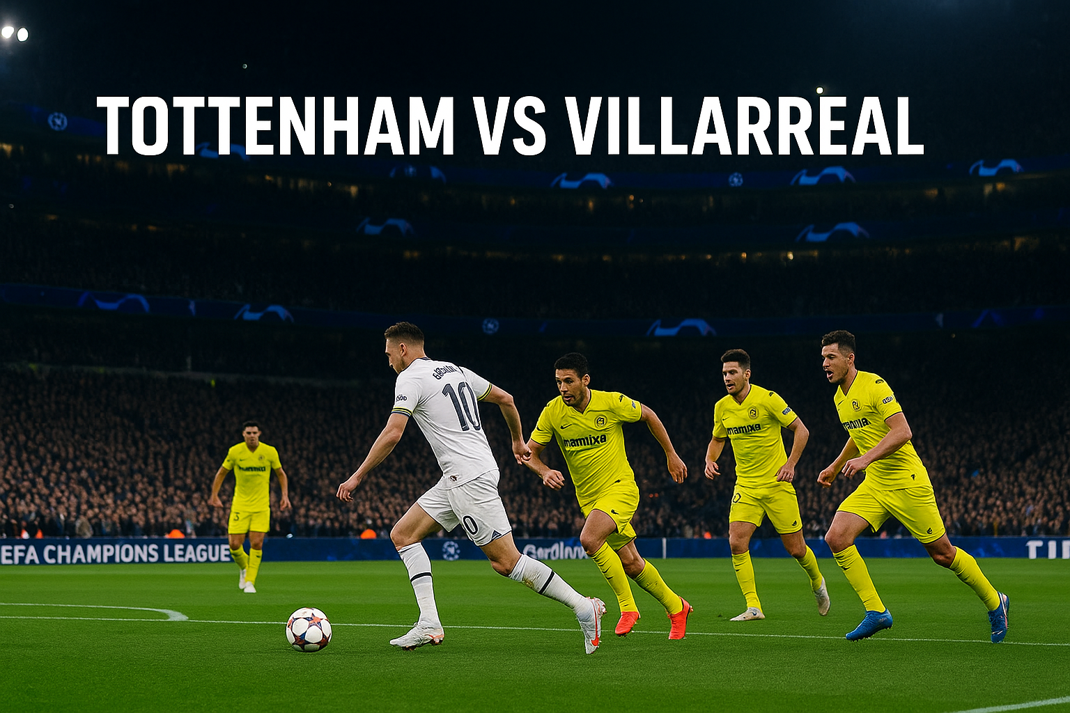 Nonton Tottenham vs Villarreal Liga Champions UEFA Malam Ini dapat disaksikan di Score808