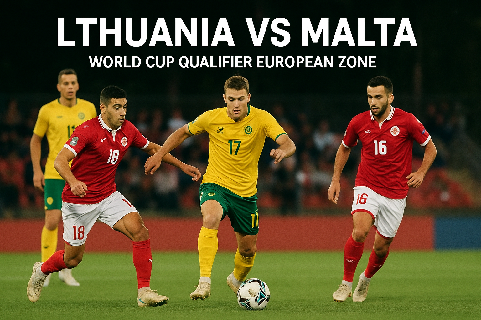 Prediksi & Live Skor Lituania vs Malta Kualifikasi Piala Dunia Zona Eropa Score808 - Pertarungan Krusial Menuju Piala Dunia