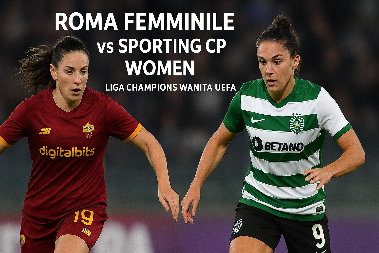 Saksikan live Roma Femminile vs Sporting CP Women 01.30 dini hari Liga Champions lewat Score808 - Pertandingan Seru yang Tidak Boleh Dilewatkan