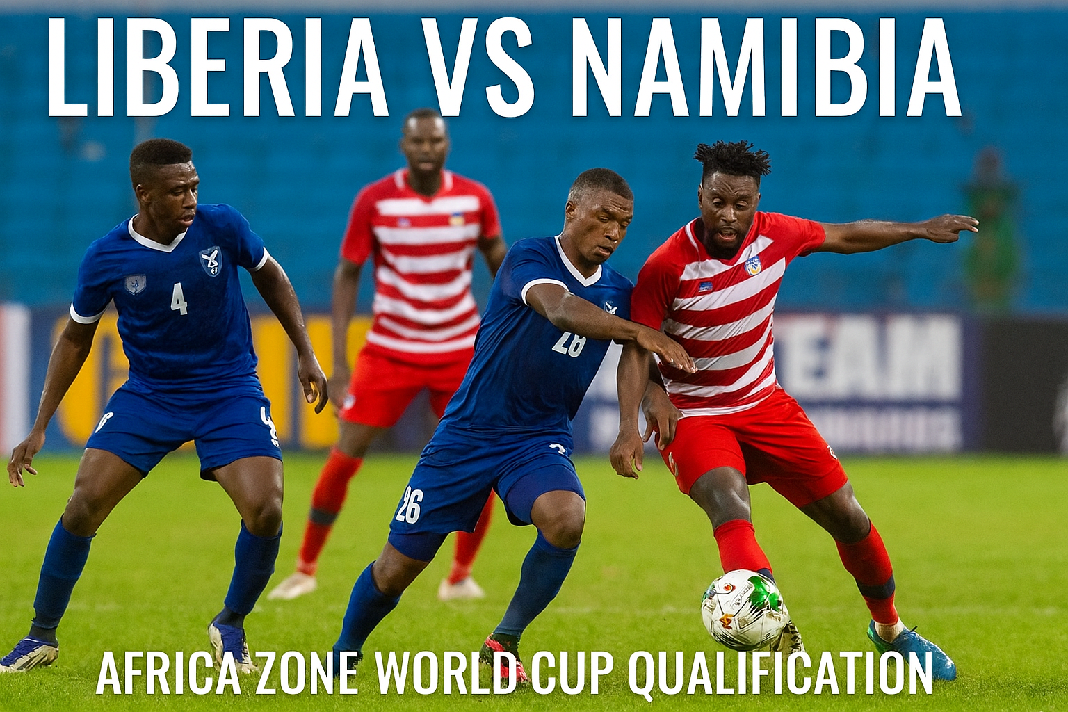 Liberia vs Namibia Live Match Kualifikasi Piala Dunia Zona Afrika 2025 di Score808 - Duel Sengit Menentukan Masa Depan Kedua Tim