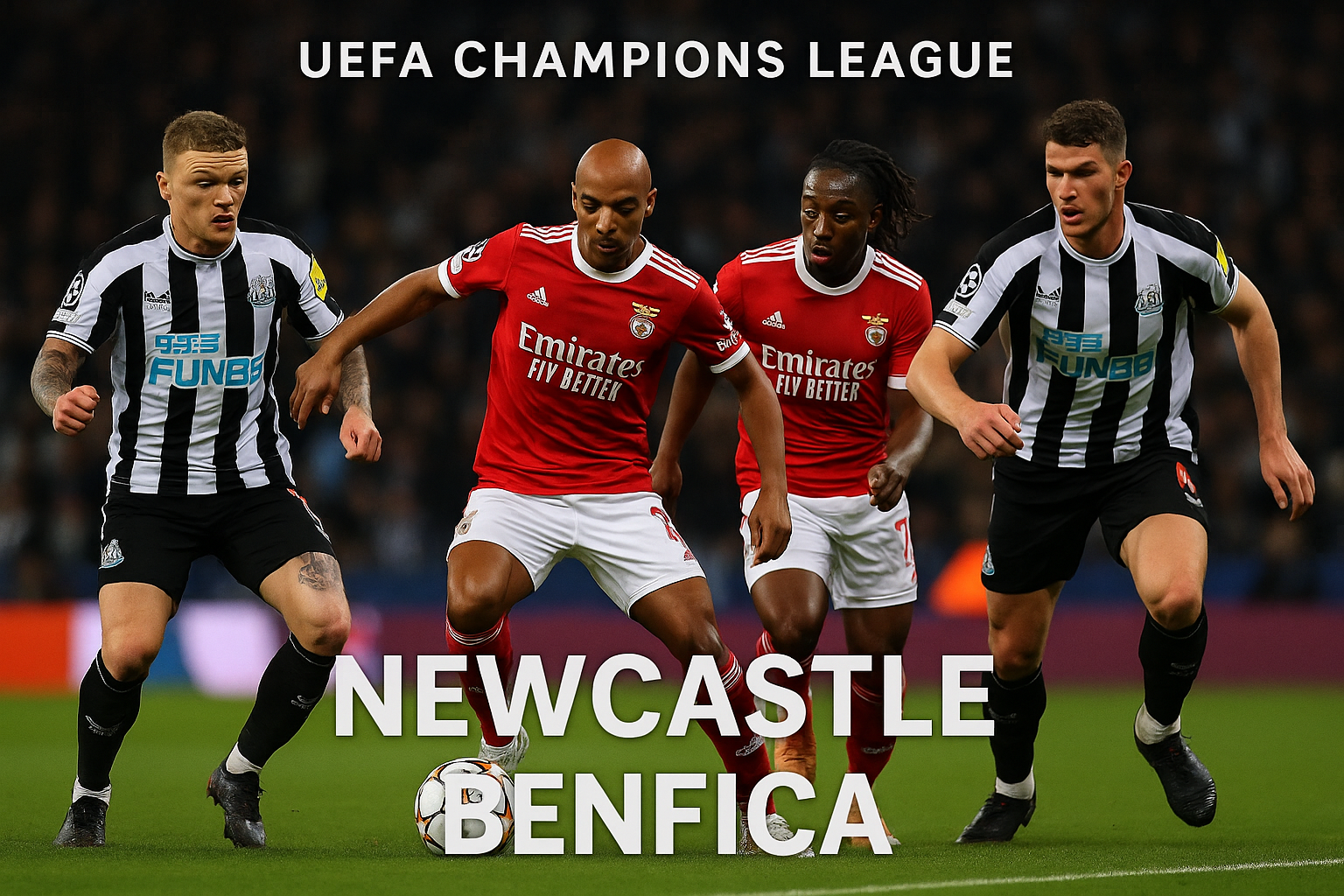 Liga Champions UEFA: Newcastle menang 3-0 atas Benfica di Stadion St James' Park
