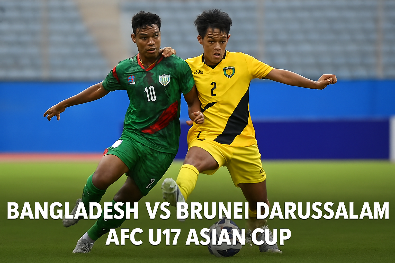 Link Score808tv Bangladesh U17 vs Brunei U17 AFC U17 Asian Cup Siang Ini Kick Off 13.00 WIB - Duel Seru di Tengah Semangat Pemuda Asia