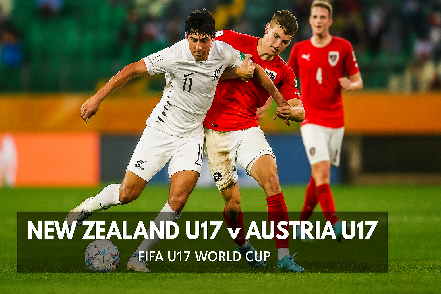 Live Score & Hasil Akhir FIFA U17 World Cup New Zealand U17 vs Austria U17 di Score808tv – Pertandingan Seru yang Mencuri Perhatian Dunia