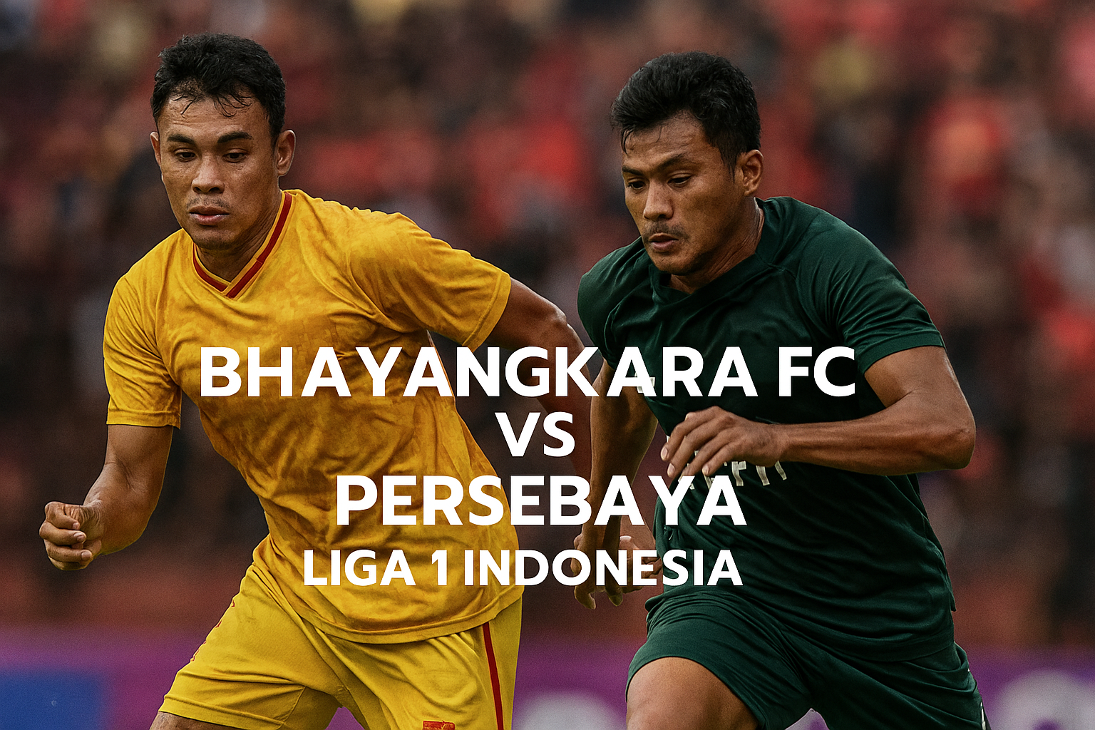 Pertandingan Bhayangkara FC vs Persebaya Hari Ini Pukul 15.30 WIB di Score808tv: Nonton Sekarang!