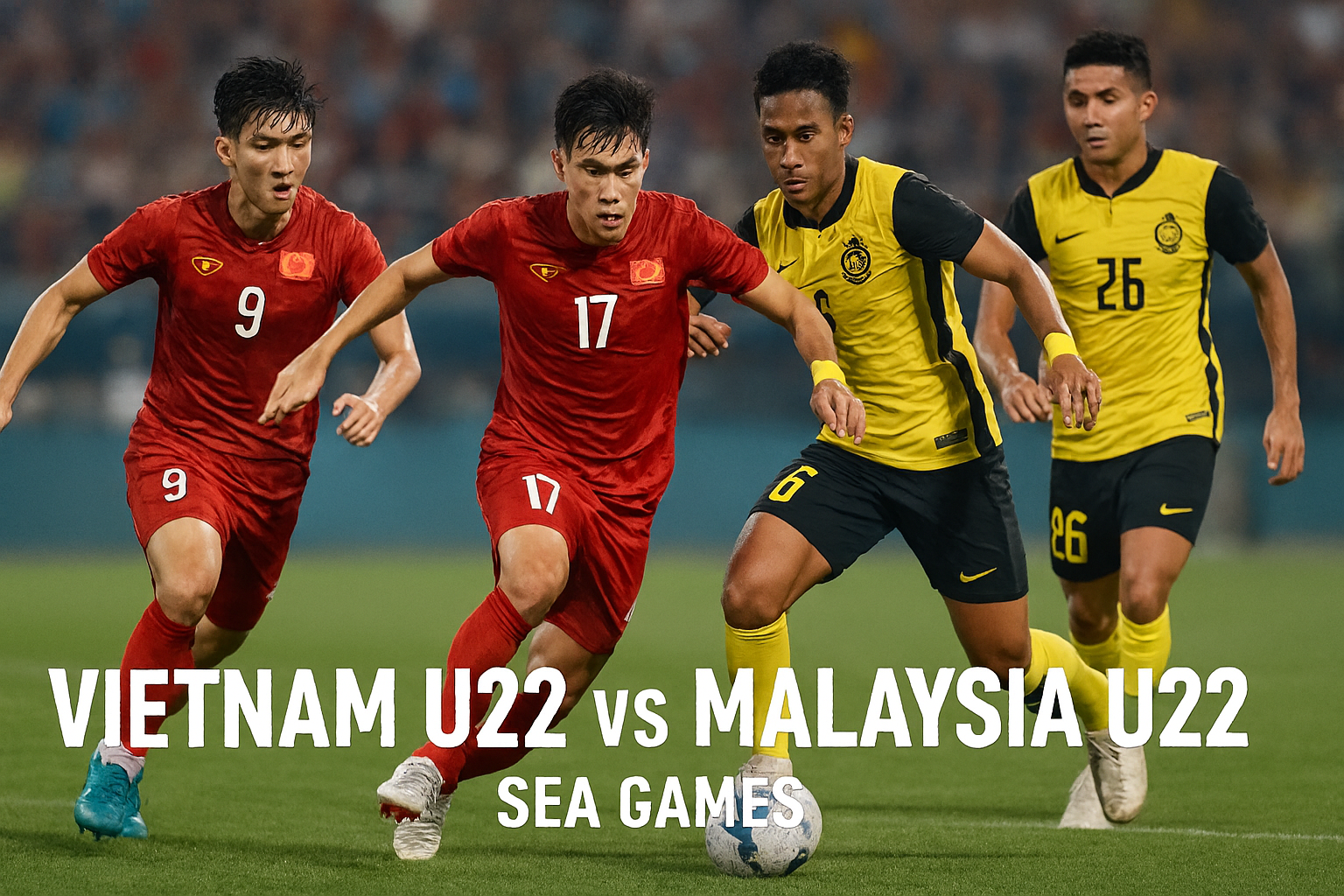 Duel Sengit Vietnam U22 vs Malaysia U22 Jam 16.00 WIB Live di Score808tv - Adu Performa yang Menegangkan dan Penuh Strategi