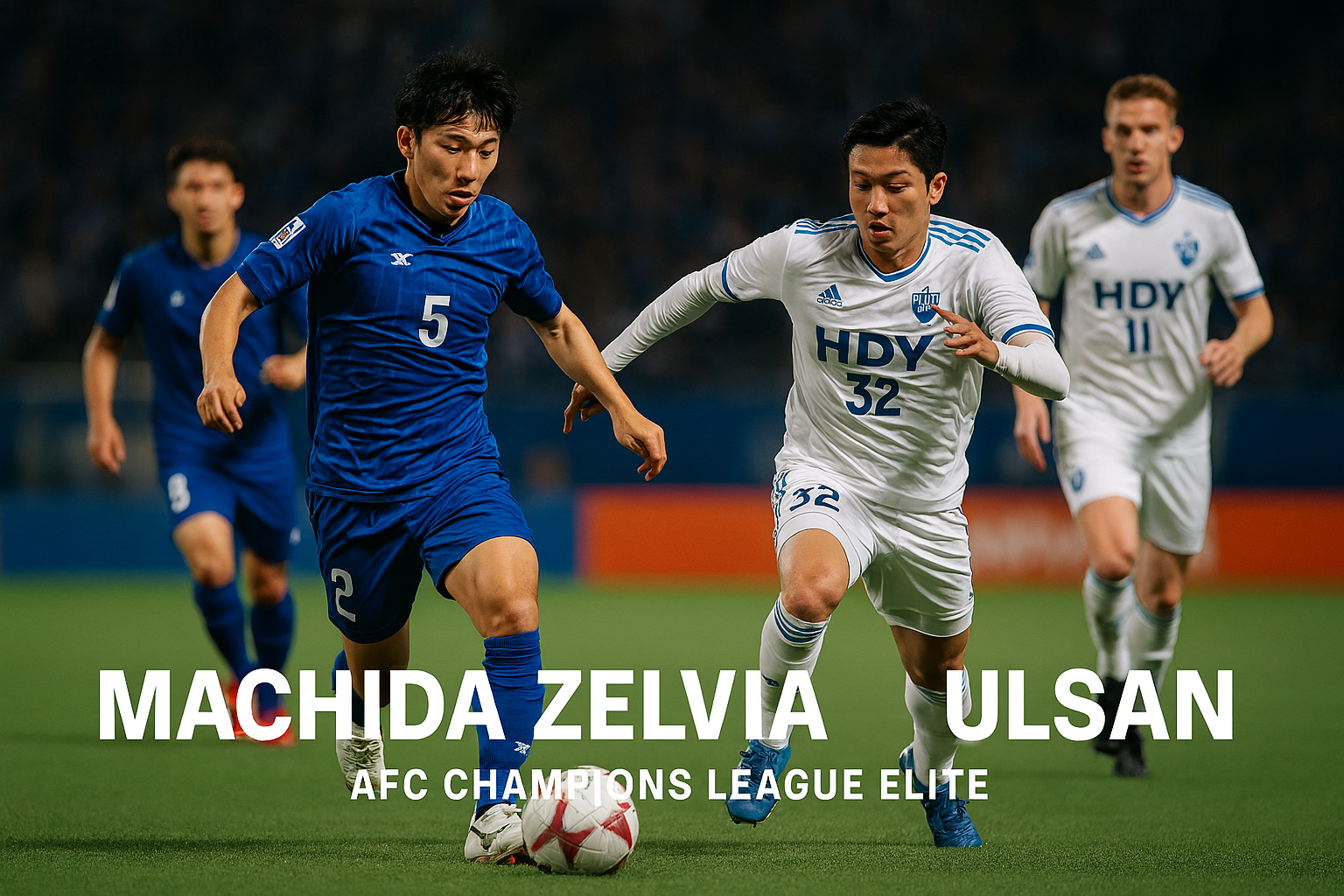 Machida Zelvia vs Ulsan: Link Streaming Terbaik 17.00 WIB via Score808tv