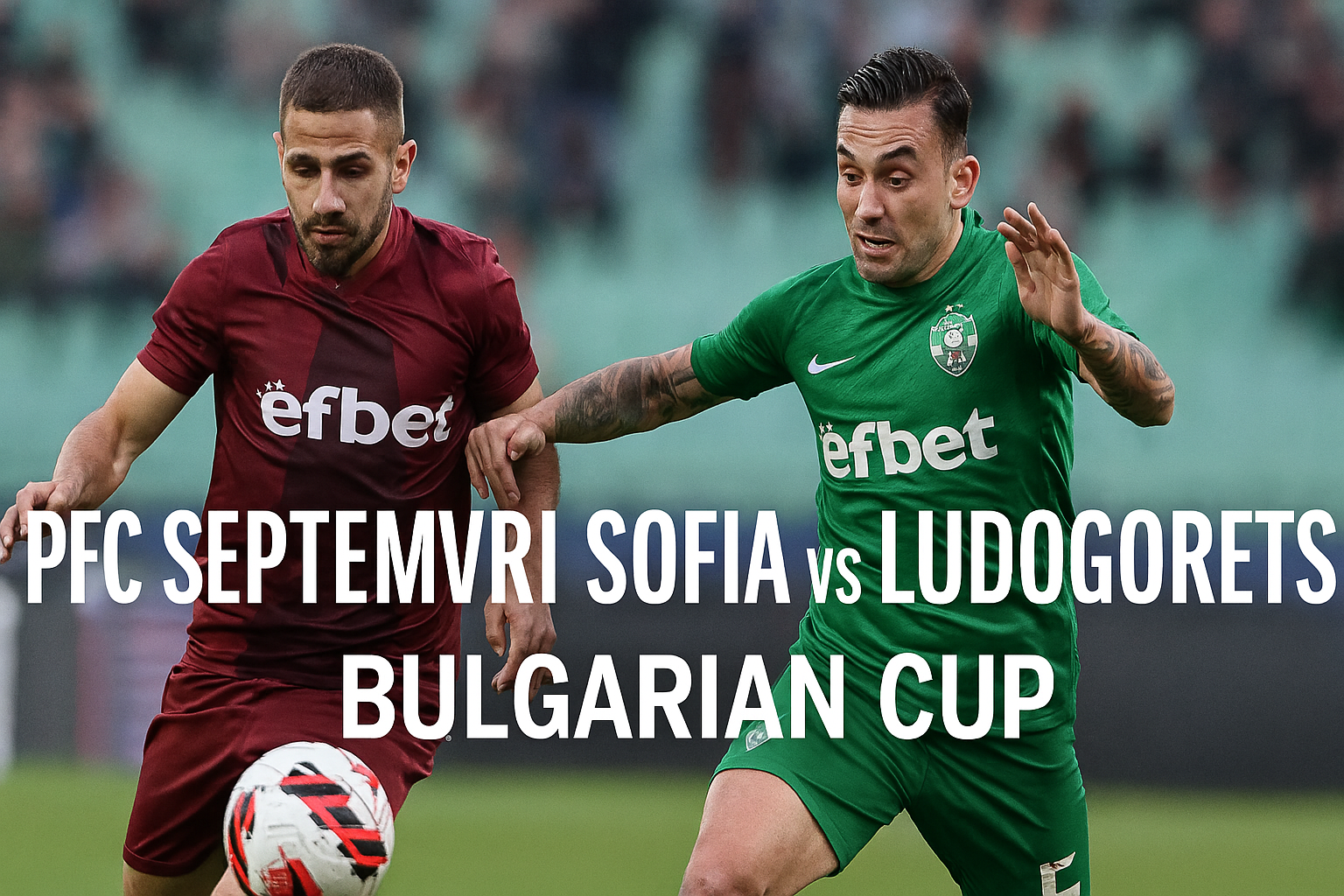 PFC Septemvri Sofia vs Ludogorets Live Streaming Bulgarian Cup via score808tv - Simak sekarang!