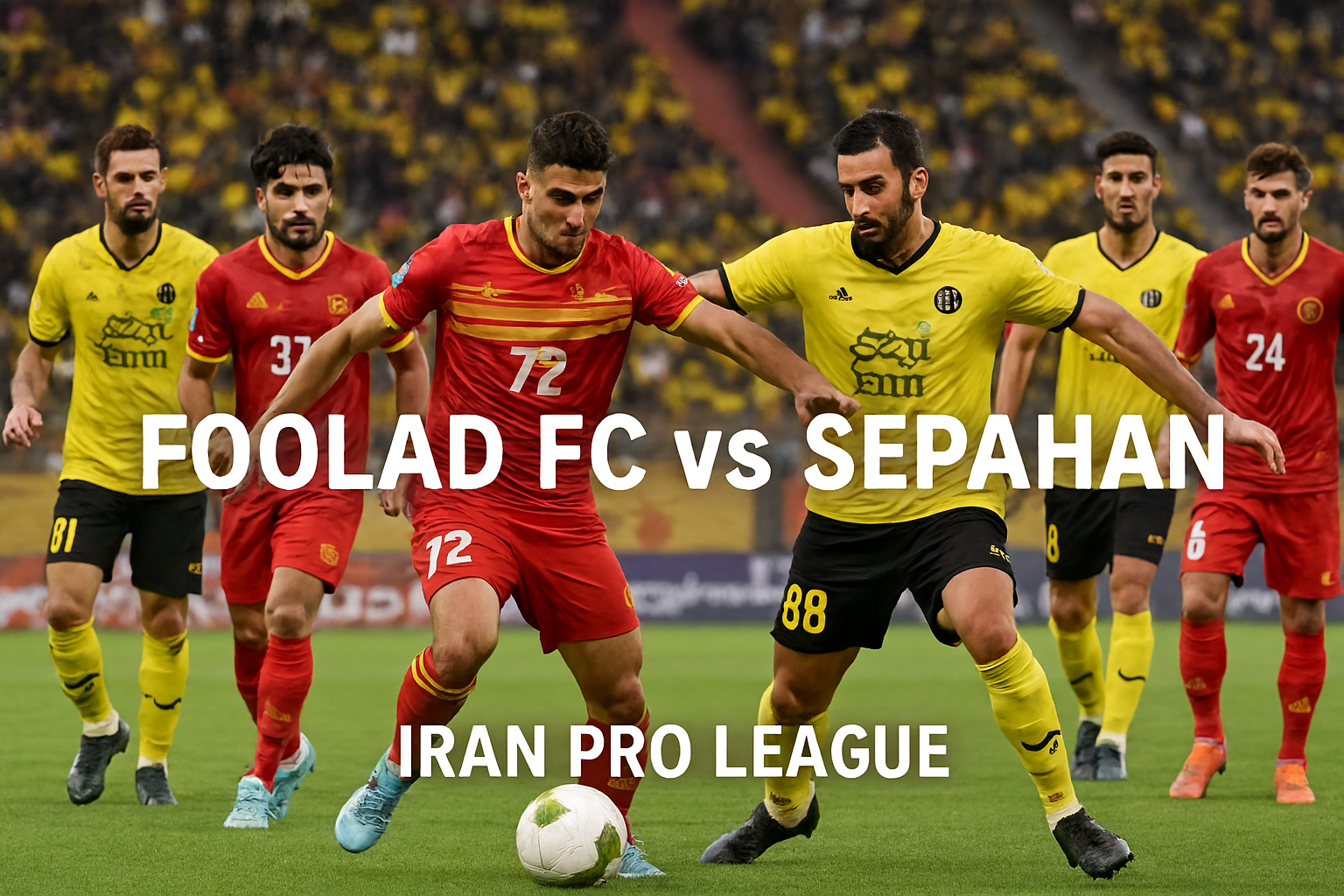 Prediksi Seru - Foolad FC vs Sepahan Malam Ini Kick Off 21.30 WIB di Score808TV