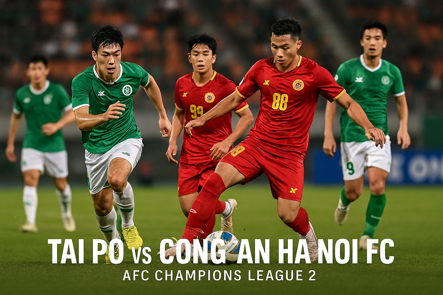 Tai Po vs Cong An Ha Noi FC Live Tanpa Macet Lewat Score808tv – Pertandingan Seru yang Tak Boleh Dilewatkan!