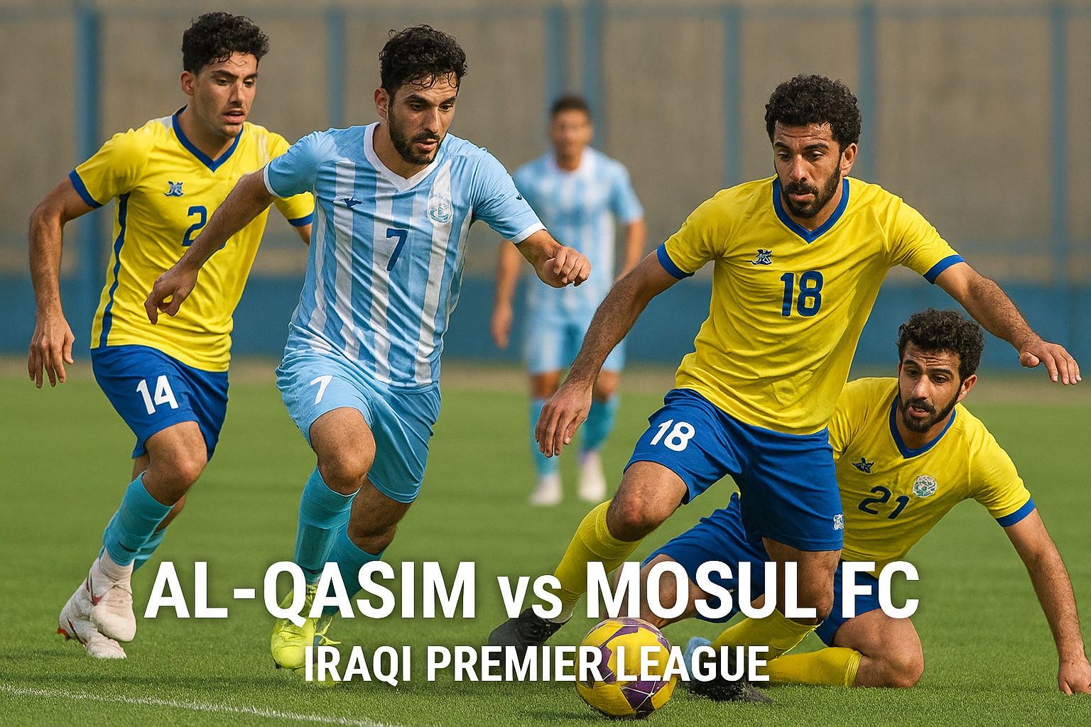 Al Qasim vs Mosul FC 19.00 WIB Jadi Sorotan Liga Primer Irak Versi Score808TV
