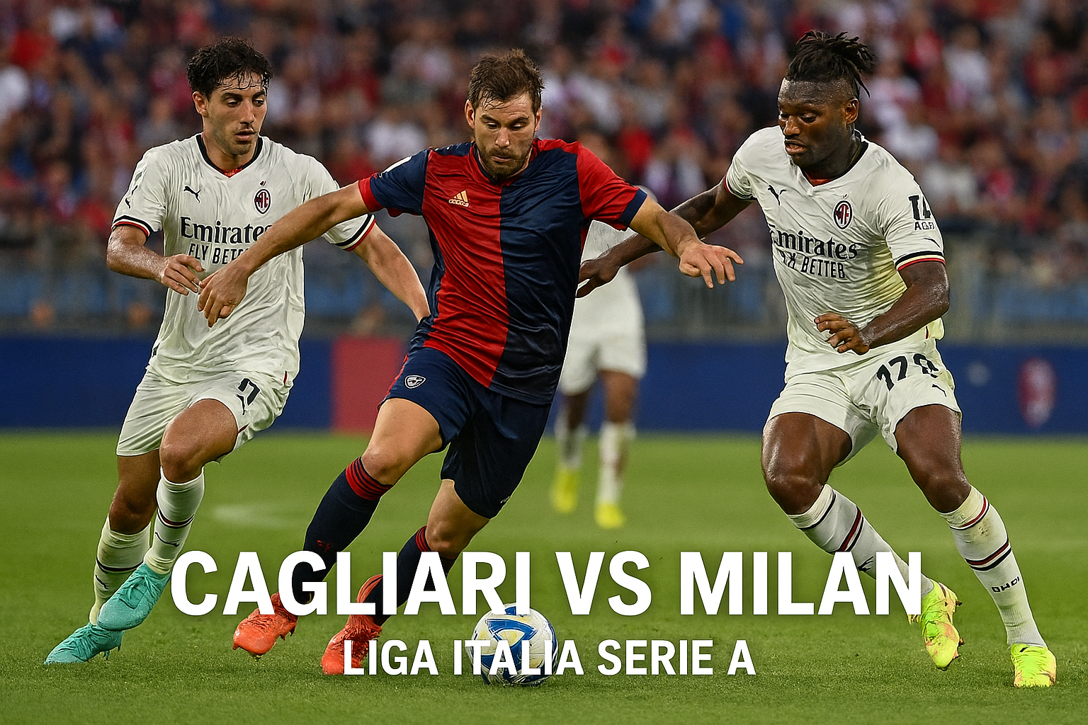 Duel Panas Cagliari vs Milan Liga Italia Serie A 02.45 WIB Tayang Eksklusif Score808tv