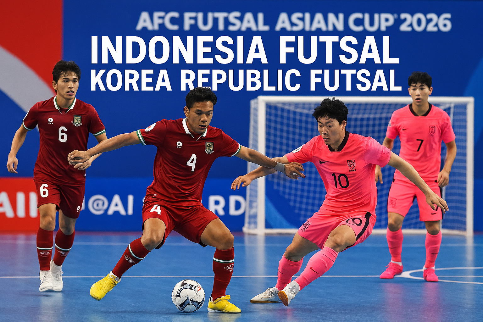 Indonesia Futsal vs Korea Republic AFC Futsal Asian Cup 2026 Live Streaming di Score808TV – Pertandingan Seru Menanti