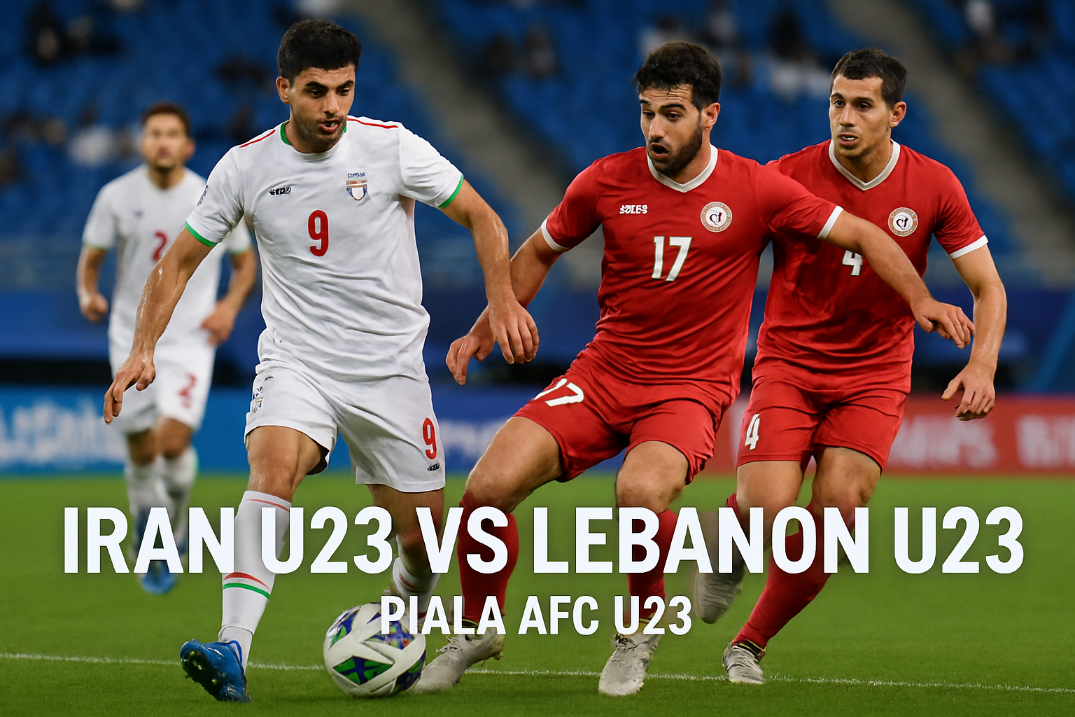 Iran U23 vs Lebanon U23 AFC U23 Kick Off 18.30 WIB di Score808TV - Duel Seru Memanaskan Persaingan Regional
