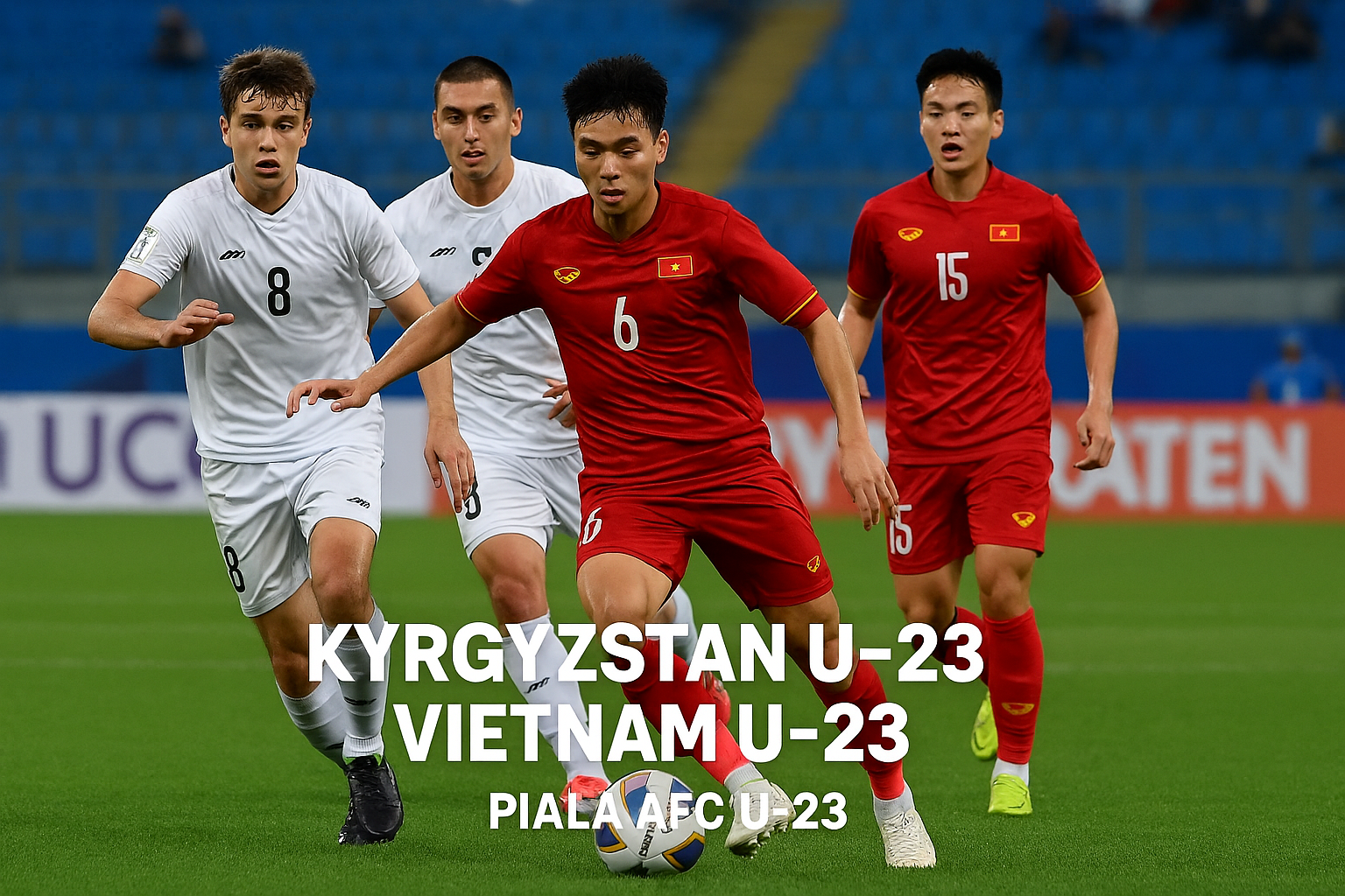 Kyrgyzstan U-23 vs Vietnam U-23 Piala AFC U-23 Malam Ini 21.00 WIB Live di Score808TV - Pertarungan Seru Dunia Muda di Stadion Indonesia