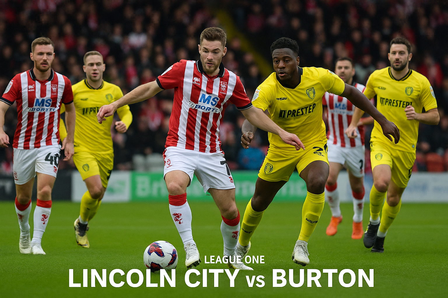 Lincoln City vs Burton Liga Satu EFL Pukul 03.00 WIB Dini Hari Ini - Streaming Cepat dan Stabil Bersama Score808tv