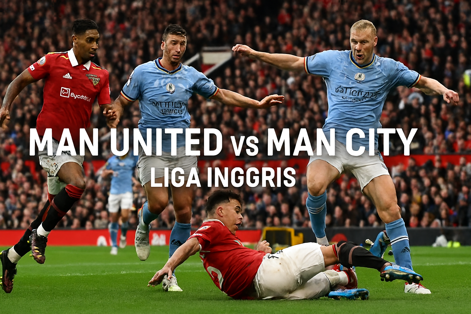 Man United vs Man City Malam Ini 19.30 WIB — Nonton Bareng Score808TV Live dan Prediksi Seru