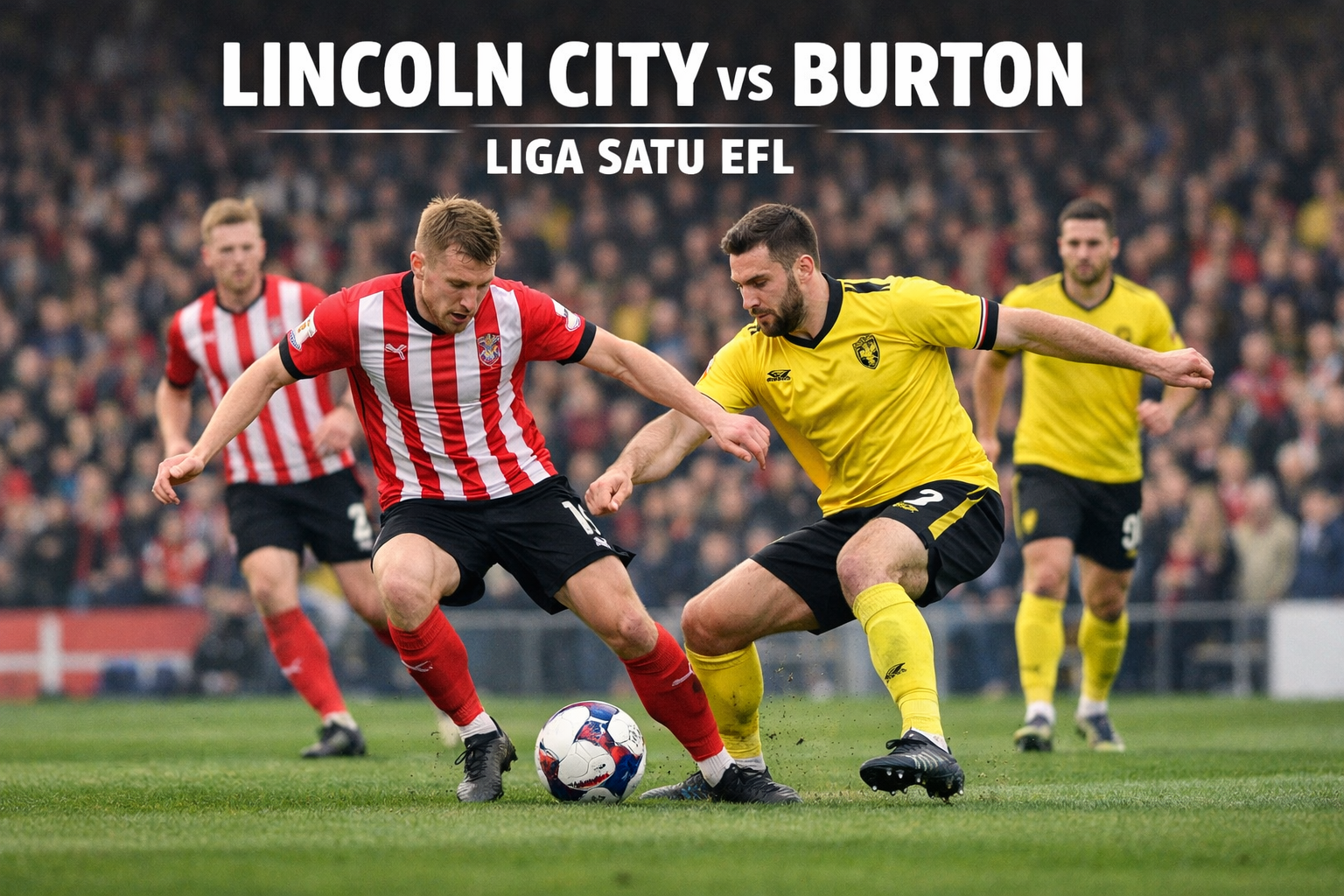 Rekap Lincoln City vs Burton Albion di Score808tv: Lincoln Menang 2-1, Sorotan Pertandingan!
