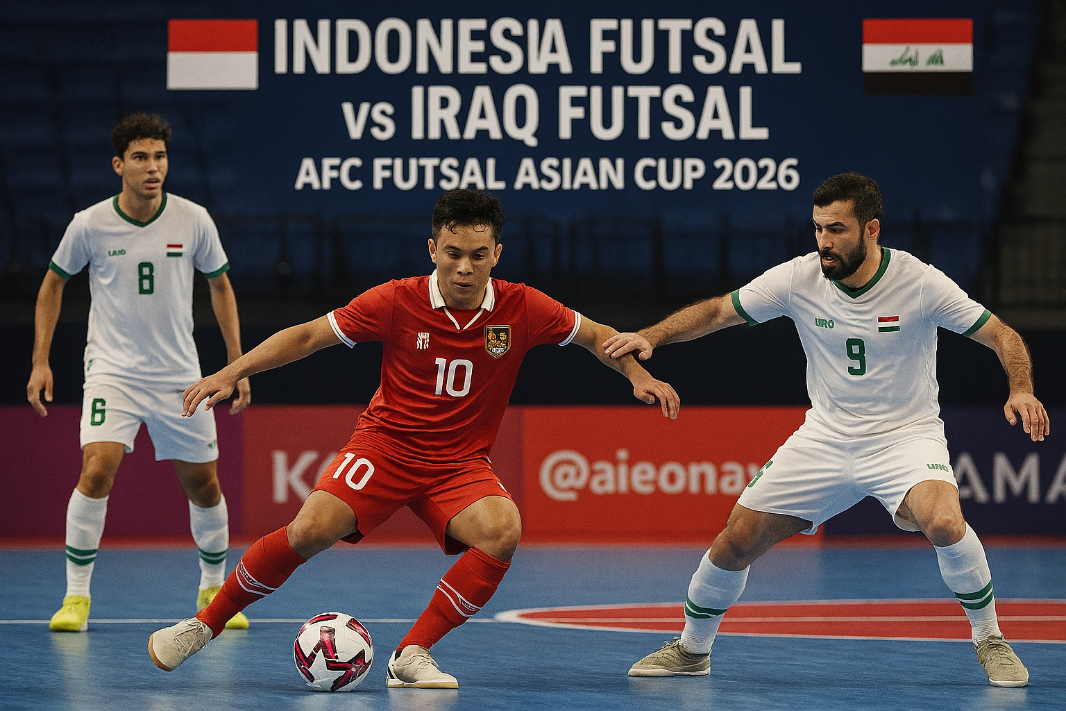 Saksikan Indonesia vs Iraq Futsal Piala Asia 2026 Secara Online dan Gratis Hanya di Score808TV - Pertandingan Seru Mempertemukan Dua Tim Kuat dalam Turnamen Bergengsi