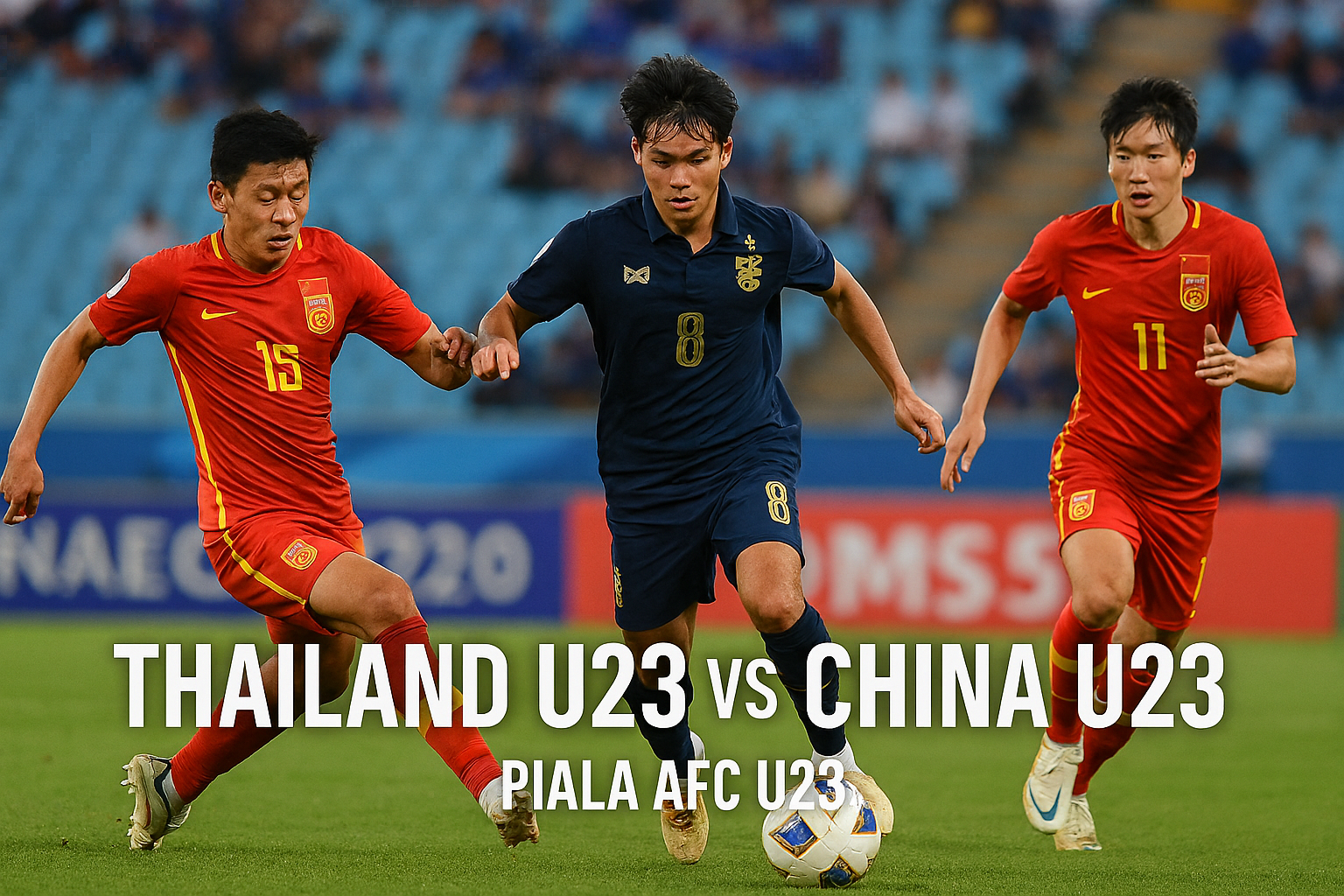 Score808tv Siapkan Thailand U23 vs China U23 AFC U23 Sore Ini 18.30 WIB - Pertarungan Sengit di Panggung Prestisius
