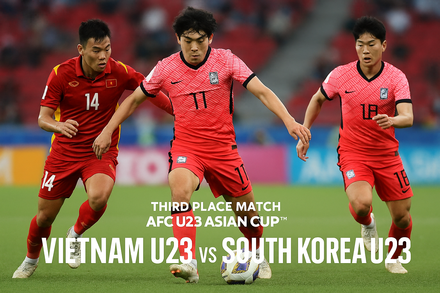 Score808TV Soroti Vietnam U23 vs Korea Selatan U23 22.00 WIB - Duel Sengit Perebutan Posisi Ketiga AFC U23 Penuh Tekanan