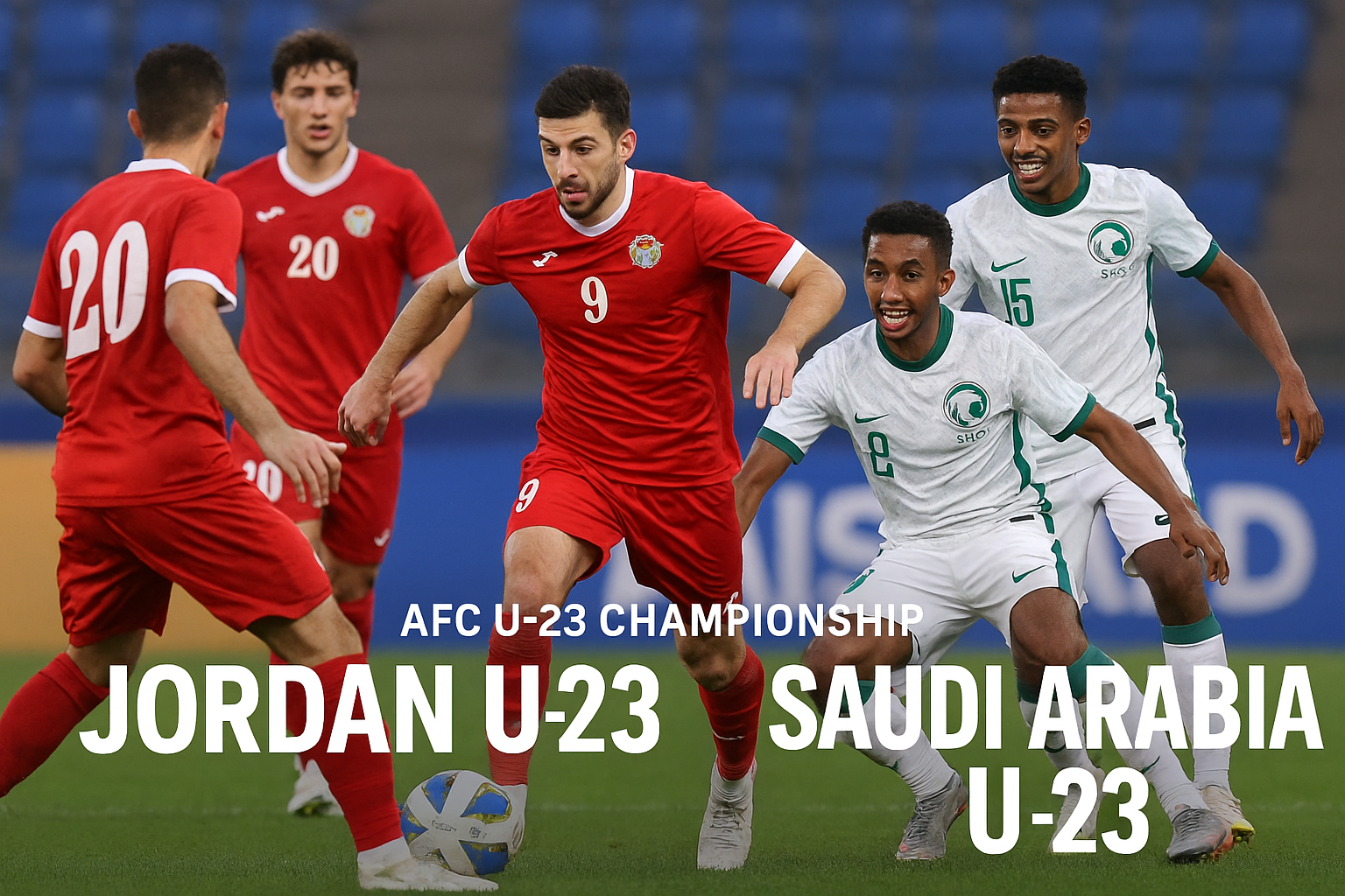 Yordania U-23 vs Arab Saudi U-23 Piala AFC U-23 Kickoff 23.30 WIB Jadi Fokus Utama di Score808tv