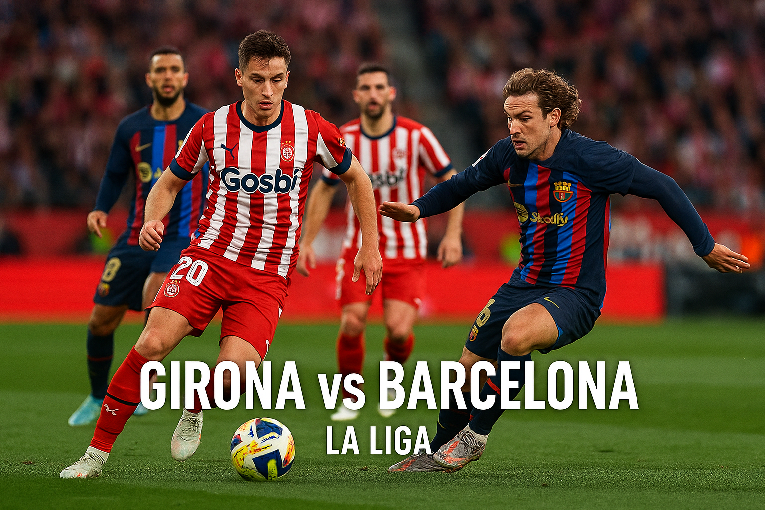 Girona vs Barcelona La Liga Dini Hari Ini Jam 03.00 WIB - Streaming Eksklusif Tersedia di Score808TV