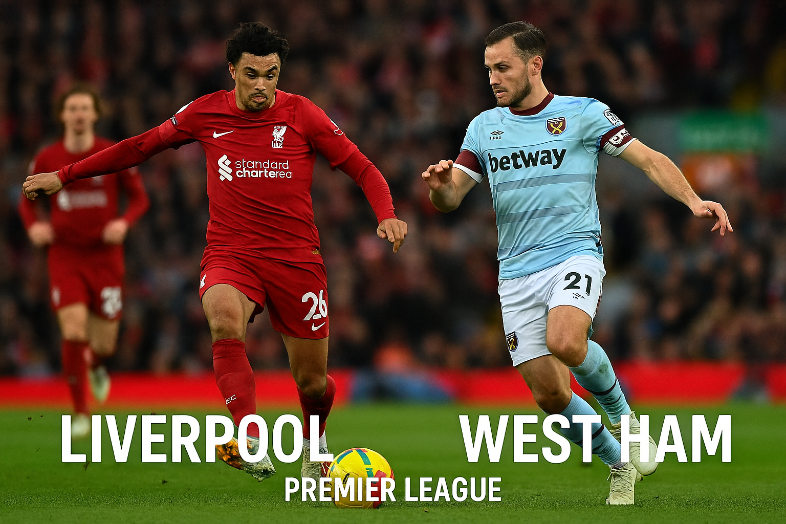 Liverpool vs West Ham Liga Inggris Malam Ini 22.00 WIB Streaming Cepat di Score808TV – Prediksi Seru dan Update Tim!