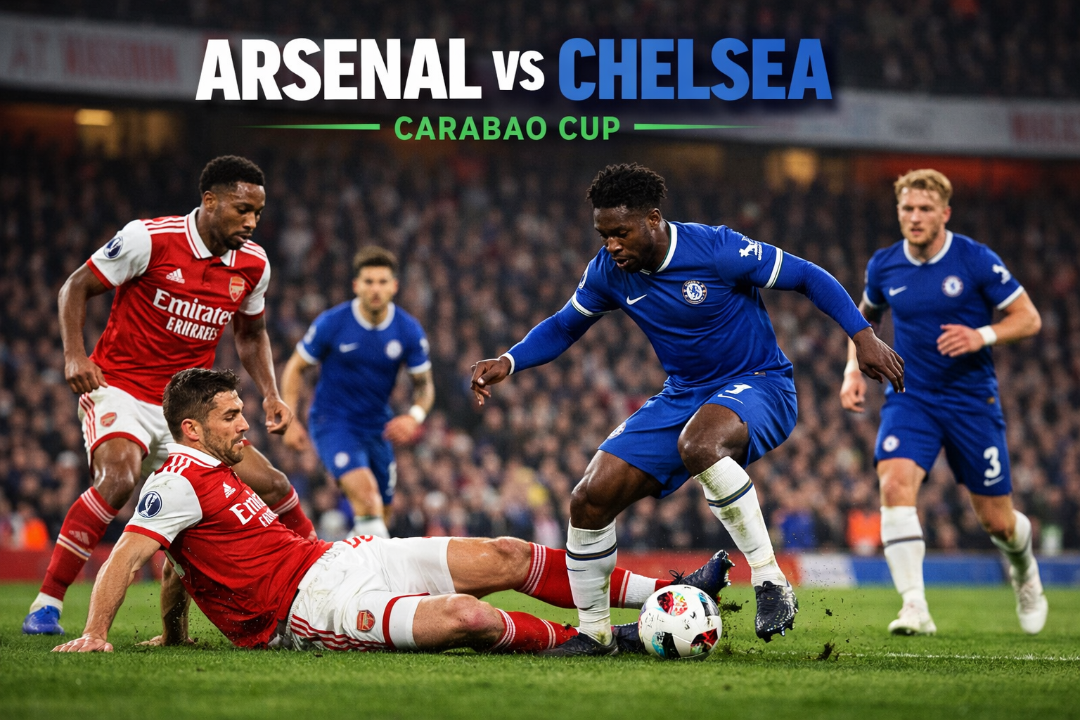 Saksikan Arsenal vs Chelsea Carabao Cup Lebih Seru Bersama Score808TV - Nikmati Pertarungan Sengit Dua Raksasa London Secara Live!