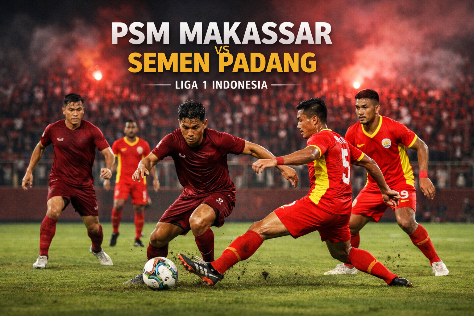 Saksikan Keseruan Duel PSM Makassar vs Semen Padang Langsung di Score808TV Pukul 19.00 WIB - Pertarungan Sengit Antara Dua Raksasa Liga Indonesia