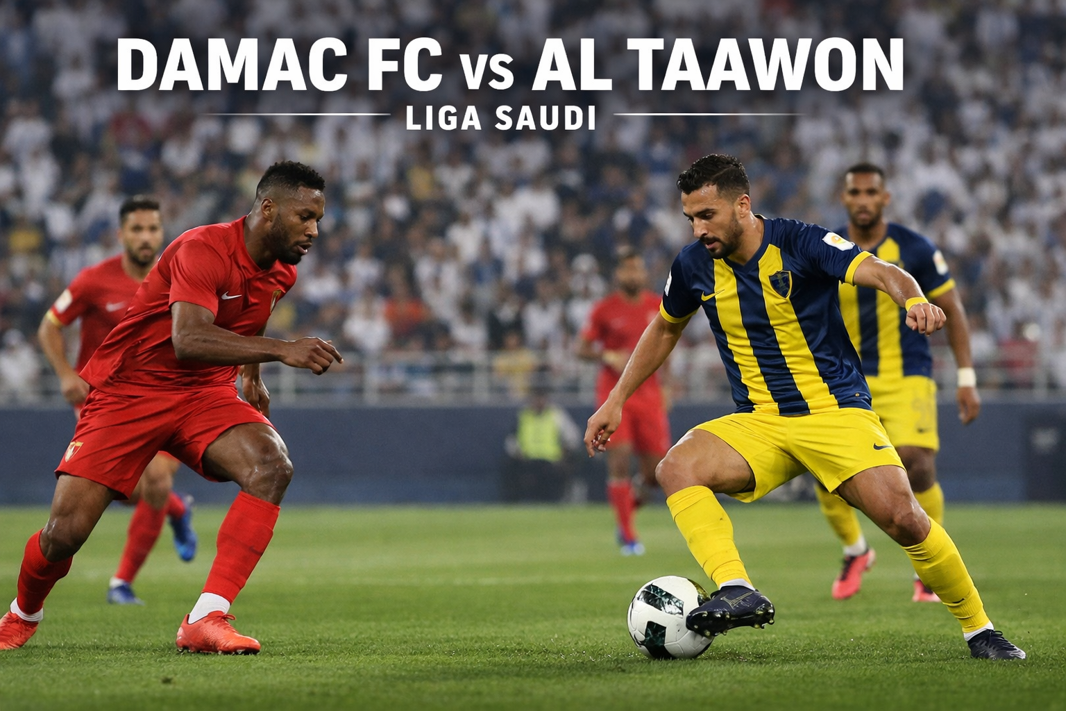 Saksikan Pertarungan Damac FC vs Al Taawon di Score808TV - Tautan Live yang Tidak Boleh Dilewatkan!