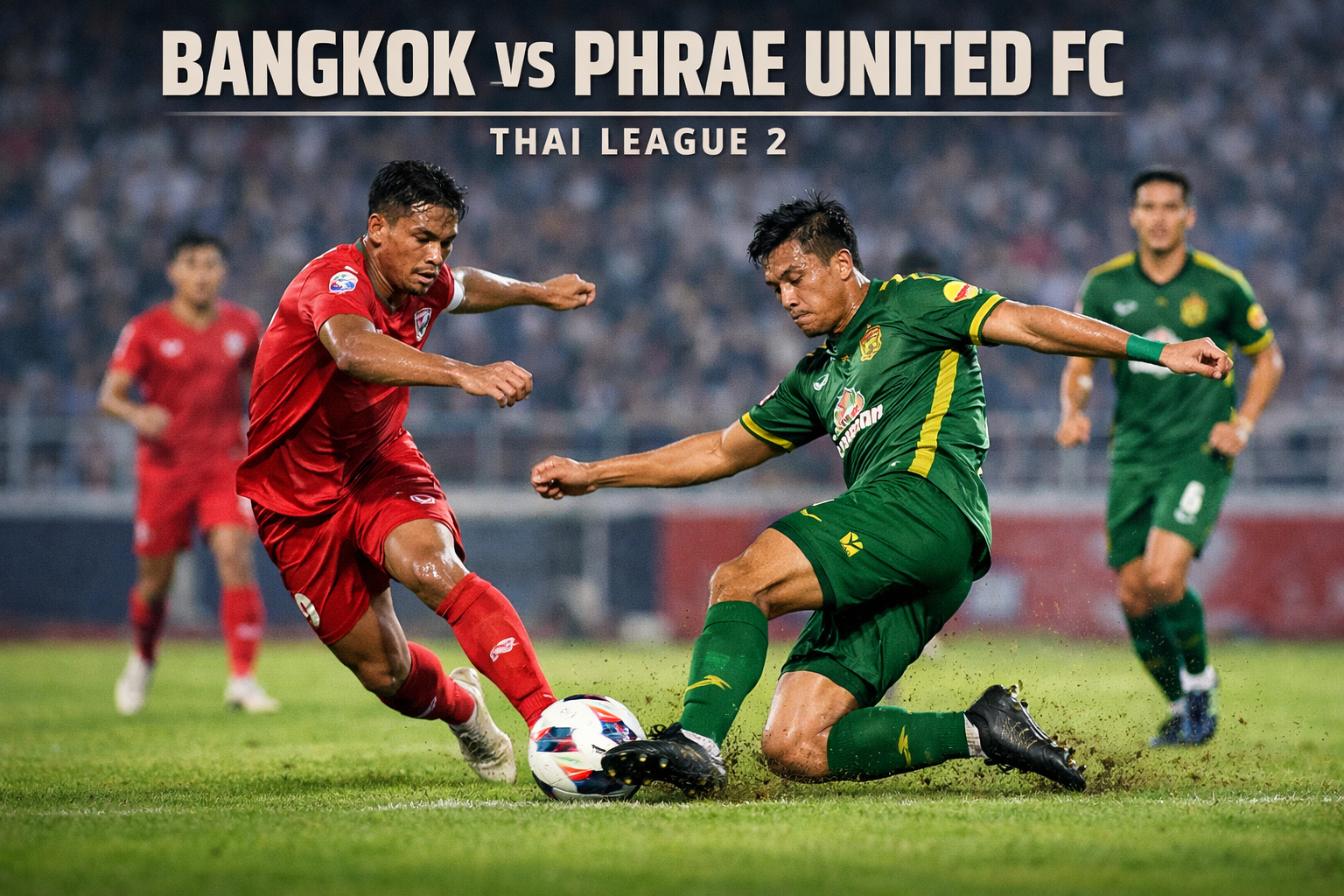 Score808TV Hadirkan Bangkok vs Phrae United FC Liga 2 Thailand Malam Ini Pukul 19.00 WIB dengan Prediksi Panas - Duel Seru Berlangsung di Tengah Musim Liga 2