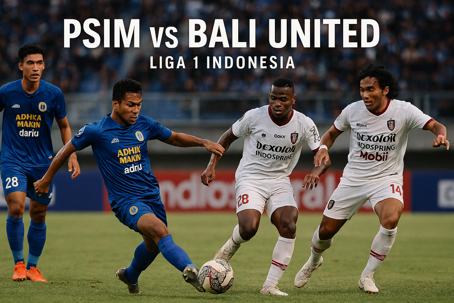 Score808tv Live Match PSIM vs Bali United Liga 1 Indonesia Malam Ini Pukul 20.30 WIB dengan Aksi Penuh Gengsi - Prediksi Menarik dan Analisis Mendalam