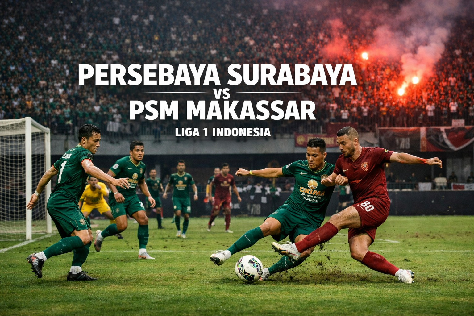 Score808TV Live Streaming Persebaya Surabaya vs PSM Makassar Liga 1 Indonesia Malam Ini 20.30 WIB