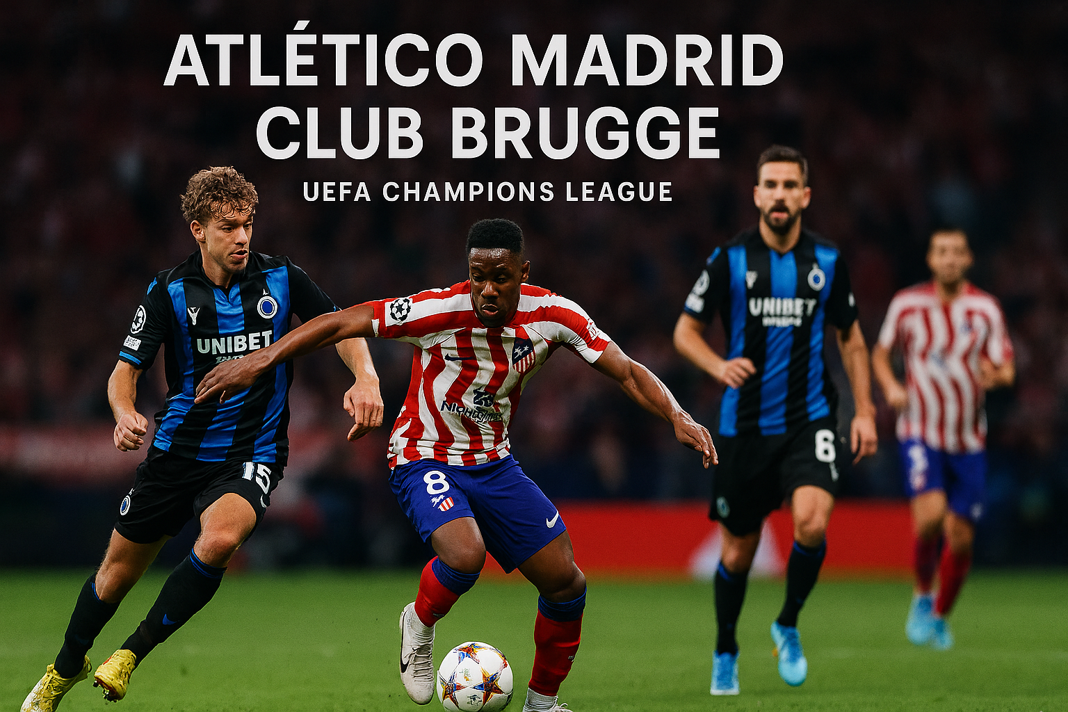 Score808tv Sajikan Atletico Madrid vs Club Brugge Liga Champions UEFA Dini Hari Ini 00.45 WIB dengan Link Streaming Lengkap