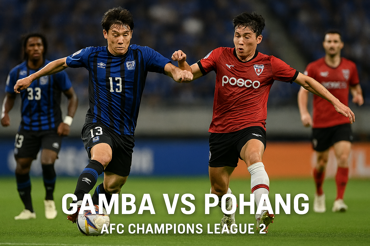 Score808TV Update Gamba Osaka vs Pohang Steelers Liga Champions 2 AFC Sore Ini 17.00 WIB - Duel Seru yang Ditunggu Penggemar Sepak Bola Asia Tenggara