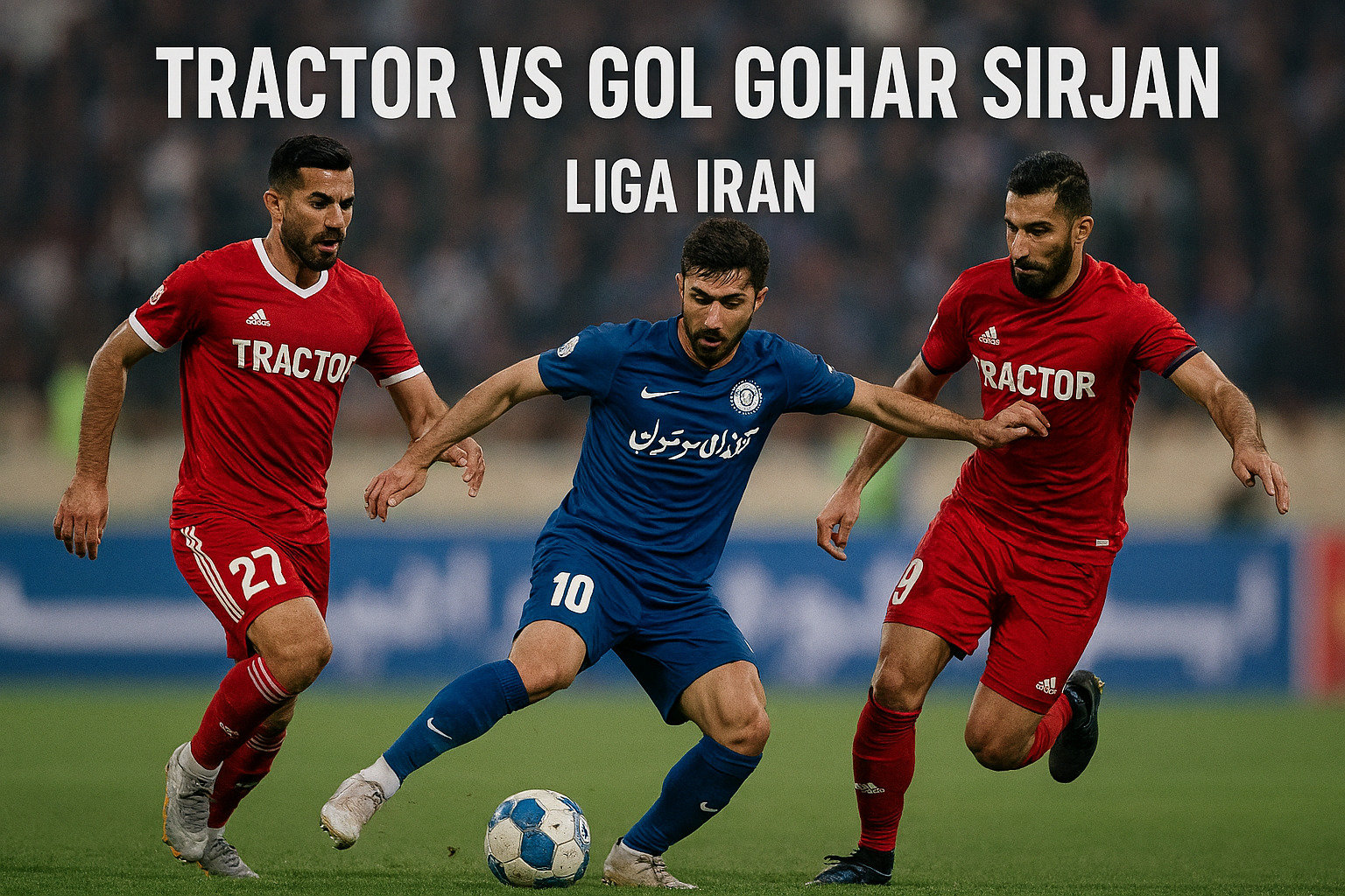 Tractor vs Gol Gohar Sirjan Liga Iran 22.45 WIB: Score808TV Kupas Statistik Terbaru
