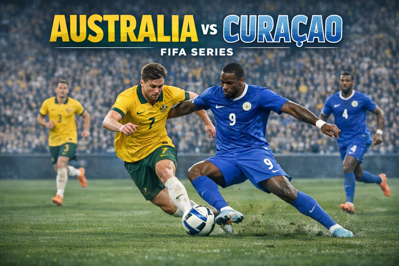Australia vs Curacao FIFA Series Jam 16.10 WIB Jadi Sorotan di Score808tv dengan Prediksi Skor - Pertandingan Seru yang Wajib Disaksikan